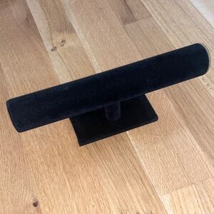 Black Velvet Jewelry Bar Display Stand | Bracelets Bangles Cuffs Watches